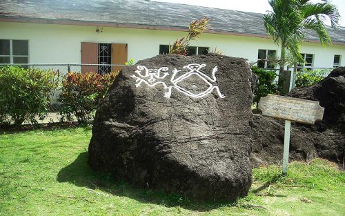 Petroglyphs at wingfield estate St Kitts