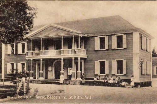 Historical St Kitts Courthouse 1900s