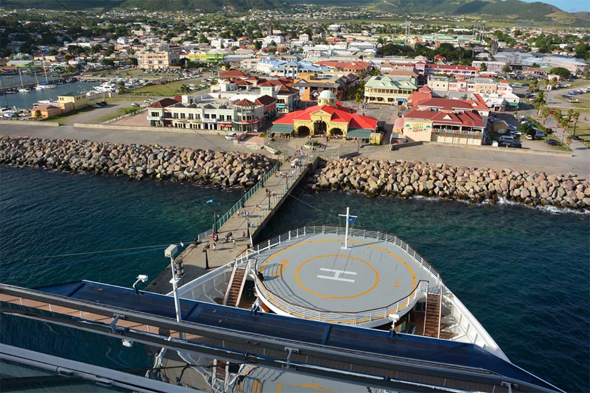 Port Zante cruise port Basseterre St Kitts