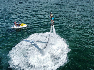 Fly Boarding at Cockleshell Beach St Kitts
