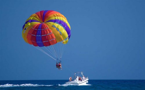 St Kitts Watersports parasailing
