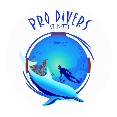 Pro Divers St Kitts logo