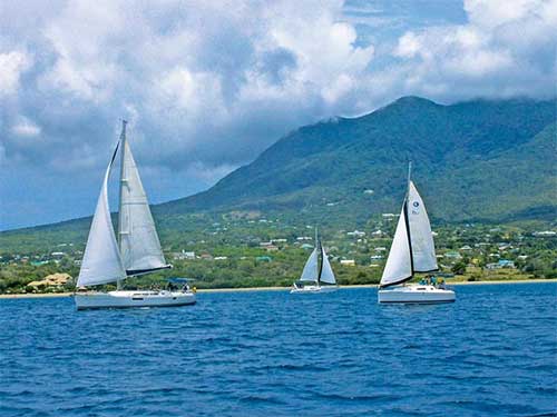 Sailing in St Kitts